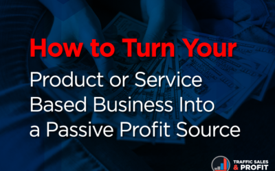 How to Turn Your Product or Service Based Business Into a Passive Profit Source
